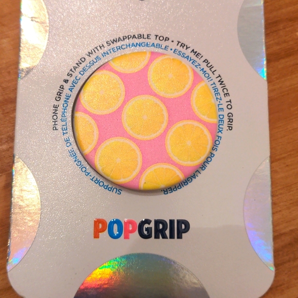 New in Packaging  PopSockets Pink Lemonade Slices Pop Grip & Stand - Picture 3 of 4